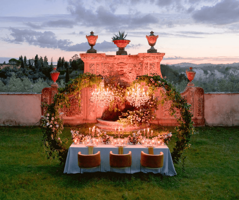 Allestimento matrimonio